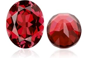 CHINALUSTER Lab-Grown Sapphire, Ruby, Oval Cut Loose Stone, For Jewelry DIY Making, Earrings, Necklaces, Bracelets, Rings