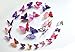 Raylinedo 12 Pcs 3D Butterfly Wall Stickers Art Decor Decals (Purple)