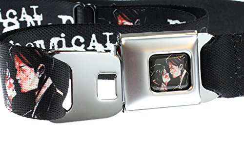 My Chemical Romance Three Cheers for Sweet Revenge Seatbelt Belt-Holds Pants Up