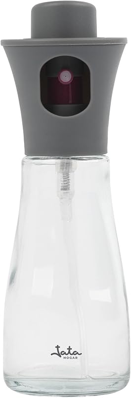 HOGAR HACC4545 - Pulverizador de Aceite para Cocina 150 ml, Spray de Aceite de Vidrio Reutilizable, Dosificación Uniforme, Pulverizador para Air Fryer, Ensaladas, Barbacoa, Sin BPA