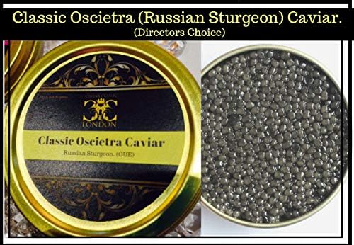 250 gr Classic Asetra/Oscietra Caviar .Free 1-2 Day Std. Delivery.