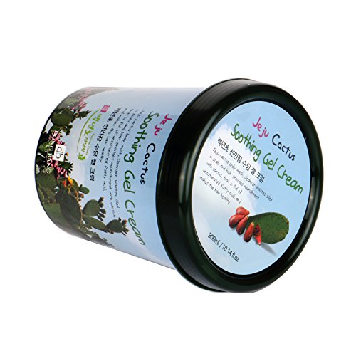 JEJU Prickly Pear Soothing Gel Face and Body Moisturizer, 10.14 ounces ...