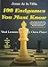 100 Endgames You Must Know: Vital Lessons for Every Chess Player Improved and Expanded by Jesus de la Villa
