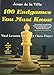 100 Endgames You Must Know: Vital Lessons for Every Chess Player Improved and Expanded by Jesus de la Villa