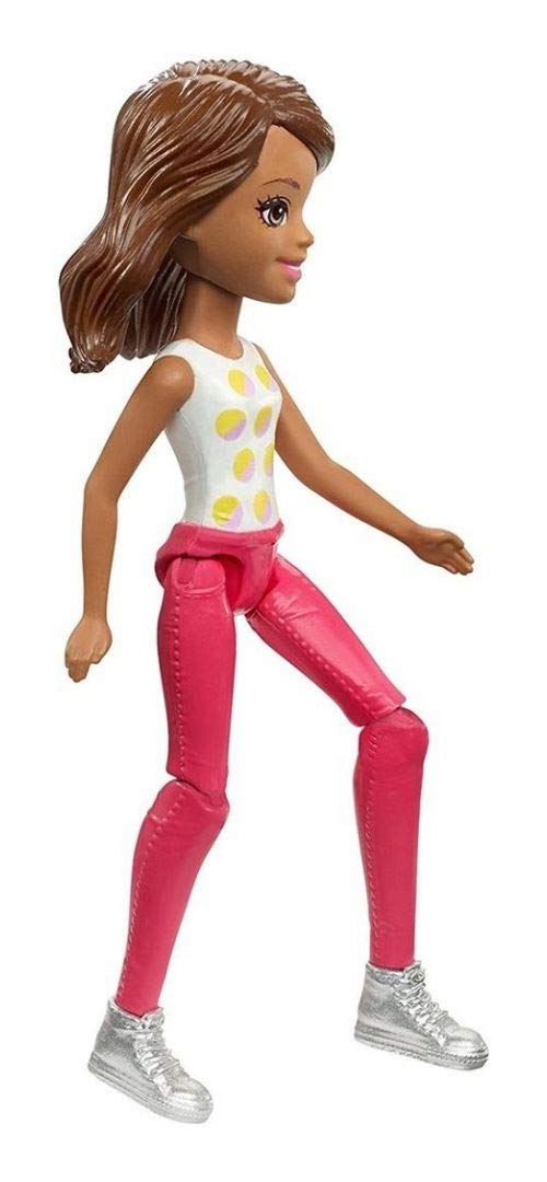 Barbie, FHV56 On The Go Doll (brunette with polka-dot shirt)