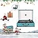 Record Player with Speakers Vinyl Record Player Wireless Turntables for Vinyl Records Suitcase Portable Record Player Vintage Record Player Turntable Support USB SD Vinyl Player