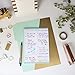 ENJOY EVERY MOMENT - Daily To Do List Notepad with a Magnet - 80 Tear off A5 Size Sticky Notes (5.83