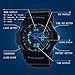 Men's Multi Function Digital LED Quartz Watch Electronic Sport Watches Mens Blue Medium