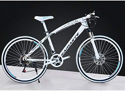 大人のためのホワイトマウンテンバイク 24インチホイールコミューター市ハードテイル道路自転車