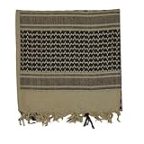 VooDoo Tactical 08-3065083000 Woven Coalition Desert Scarves, Khaki/Black