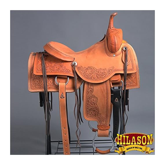 HILASON-OS815-F-Western-Cutting-Cutter-Roping-Ranch-Trail-Cowboy-Saddle-16