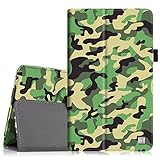Fintie Folio Case for Fire 7 2015 - Slim Fit Premium Vegan Leather Standing Protective Cover Case for Amazon Fire 7 Tablet (will only fit Fire 7