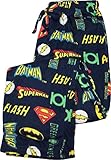 DC Superfriends - Mens DC Comics Superheroes Microfleece Sleep Lounge Pant