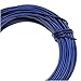The Beadsmith Anodized Aluminum Wire – 12 Gauge – 39 feet – Blue Color – Bendable Craft Wire Used to Jewelry Making, Wire Wrapping, Sculpting, Floral, Modeling and Other DIY Arts & Crafts