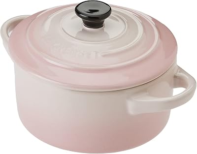 Le Creuset Stoneware Petite Round Casserole 0.25 L Shell Pink 71901107770100