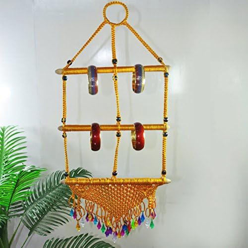 Mothers day Gift Handcrafted Indian Unique Design Fordable Bangle Stand, Braclate Hanger,wall hanger for Accessories