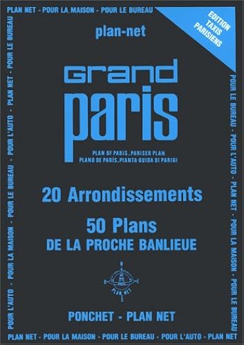 Download Plan de ville : Grand Paris, 20 arrondissemnets, 50 plans de la proche banlieue PDF