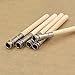 Adjustable Pencil Extender Holder Art Writing Tool Wooden Handle Lengthener 5Pcs