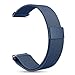 Fintie for Gear Sport/Galaxy Watch 42mm Band, 20mm Milanese Loop Adjustable Stainless Steel Replacement Strap Wrist Bands for Samsung Galaxy Watch 42mm, Gear Sport / S2 Classic Smartwatch, Navy