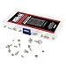 Hilitchi 400pcs M2 M2.5 M3 M4 M5 Phillips Pan Head Screws Nuts w Washers Assortment Kit - 304 Stainless Steel