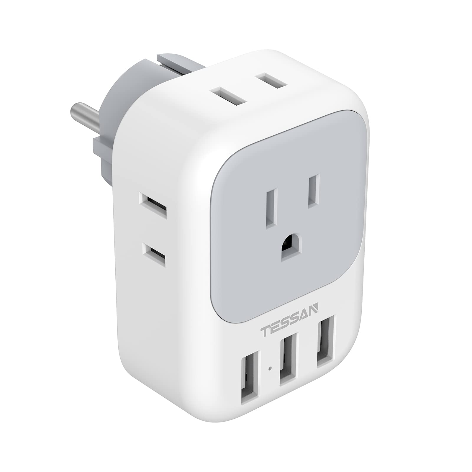TESSAN Type E F Plug Adapter, Germany France Power