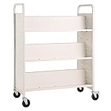 VEVOR Book Cart, 330 lbs Library Cart, 39.4" x