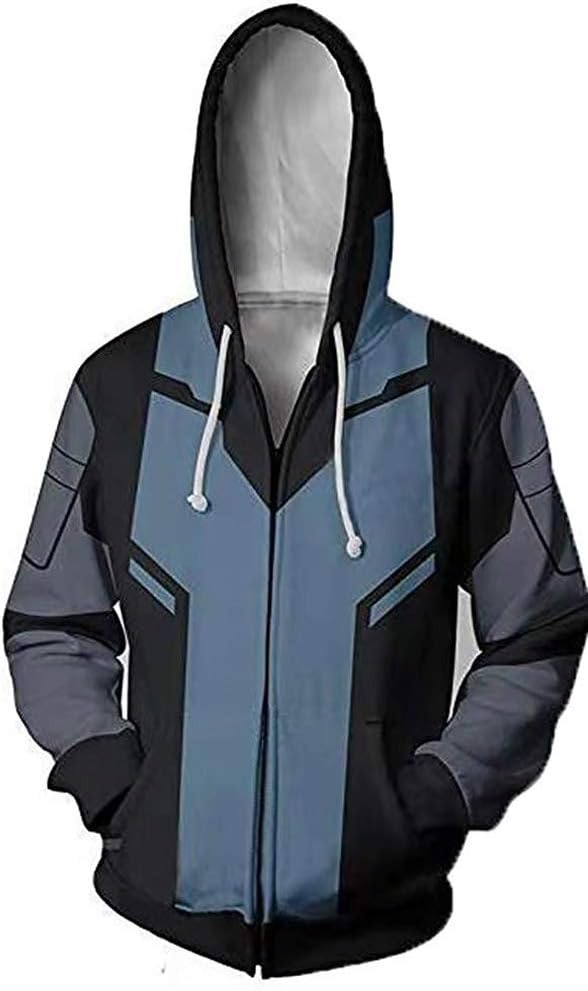 Skycos Anime Rxby Cosplay Hoodie Unisex 3D Printed Zipper Hoodie Jacket Coat Sweatshirt