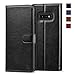 KILINO Galaxy S10e Wallet Case [RFID Blocking] [PU Leather] [Shock-Absorbent Bumper] [Soft TPU] [Card Slots] [Kickstand] [Magnetic Closure] Flip Folio Cover for Samsung Galaxy S10e (Black)