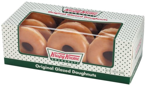 Krispy Kreme Original Glazed Doughnuts - 12 Donuts