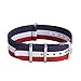 OWNITOW 4 Pack Nylon Watch Bands, Canvas Fabric Ballistic Nylon Watch Straps - Widths 16mm 18mm 20mm or 22mm 24mm