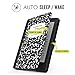 MoKo Case for Kindle E-reader (8th Generation 2016) - The Thinnest and Lightest  Cover with Auto Wake/Sleep for Amazon Kindle (6 Display, 8th Gen 2016 Release), Notebook BLACK