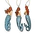 Beachcombers 3 Asst. Mermaid Christmas Xmas Ornaments Blue