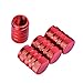 EBOOT Tire Stem Valve Caps Aluminium Car Dustproof Caps Tire Wheel Stem Air Valve Caps, 8 Pieces (Red)