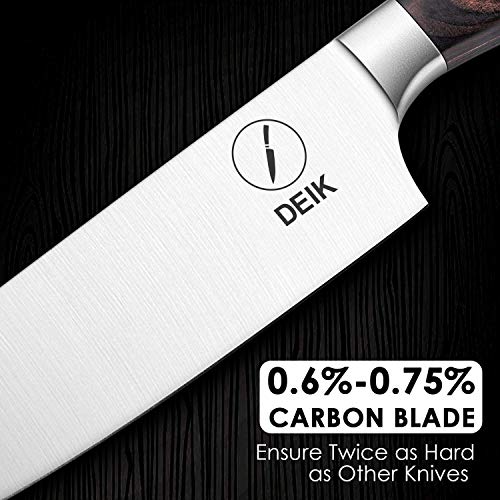 Deik Chef Knife, High Carbon Stainless Steel Kitchen Knife, Super Sharp