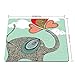 Adorable Personalized Elephant Unique Design Decorate Mouse Pad