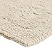 Pinzon Luxury Reversible Cotton Bath Mat - 21 x 34 inch, Ivory