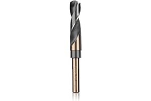 ANGELSWORD 3/4" Reduced Shank Drill Bit, M2 High Speed Steel Drill Bit for Hard Wood, Mild Steel and Metal