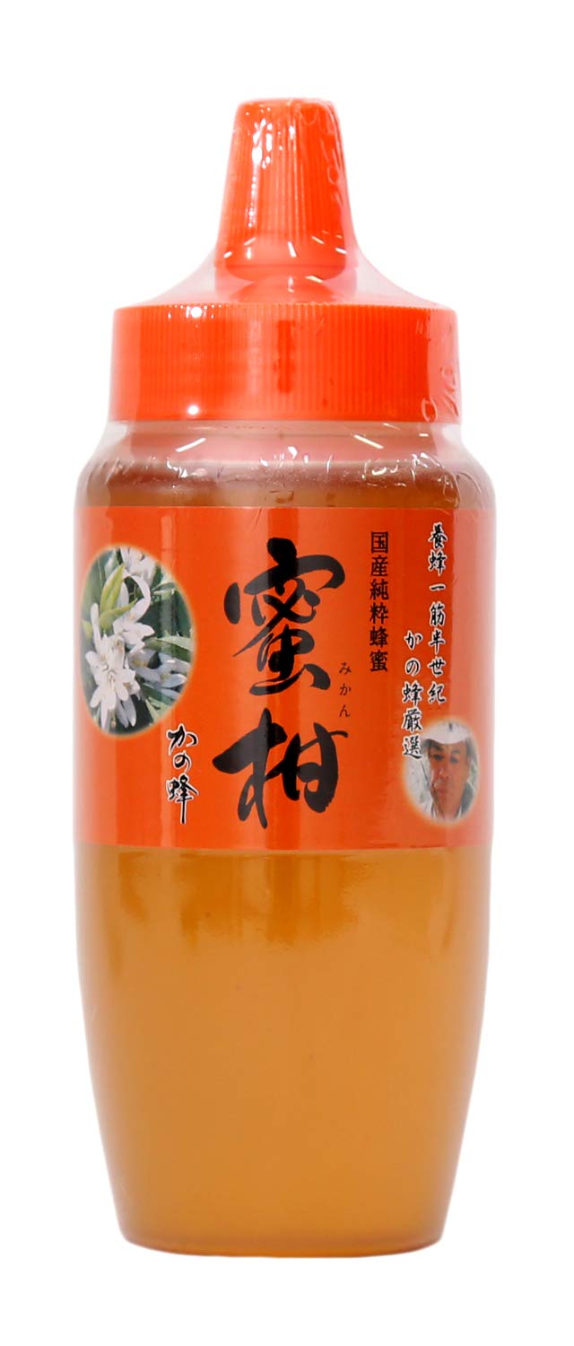 はちみつ 専門店【かの蜂】 国産 みかん 蜂蜜 500g 完熟 の 純粋 蜂蜜 （とんがり容器）商品画像