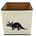 Cubes Kids Storage Organization Bins Boxes Collapsible (Set of 3) 10 inch (Dino - Set of 3)