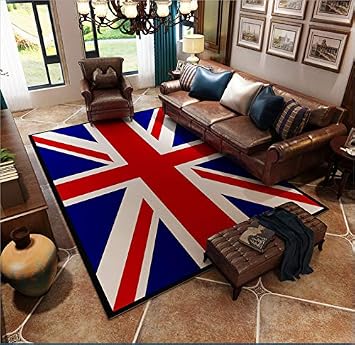 Amazon De Teppich Englisch Wind Reis Flagge Amerikanischen Retro