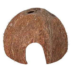 Trixie-Three-Coconut-Hideaway-Home-10-x-12-x-8-cm-Pack-of-3 Trixie Three Coconut Hideaway Home, 10 x 12 x 8 cm, Pack of 3