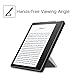 Fintie Origami Case for Kindle Oasis (10th & 9th Gen, 2019 & 2017 Release) - Slim Fit Stand Cover Support Hands Free Reading (Auto Wake Sleep for 2017 Version Only, Not for 2019 Version), De-Charcoal