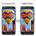 OMOTON Tempered Glass Screen Protector for Google Nexus 5X-5.2Inch, 2 Pack