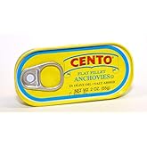 Cento - Flat Anchovies in Olive Oil, 2 oz.( Pack of 10 )