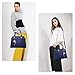 Womens Purses and Handbags Ladies Designer Satchel Tote Bag Shoulder Bags, Navyblue