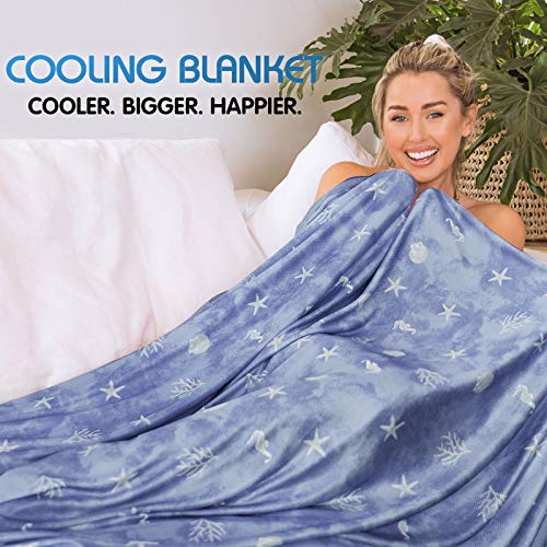 Ailemei Cooling Blanket for Hot Sleepers, Double Sided Cold Effect