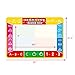 Extra Large Water Drawing Doodle Mat, Reusable, No Chemicals, No Mess, Paint with Water, Doodle Board, Educational Toy for Kids, 3 Magic Pens Included,Doodle Pad，27.5 by 39 Inches
