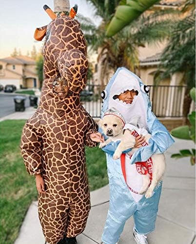 Inflatable Costume for Adult Shark/Giraffe/Evil Banana Costume Air Blow ...