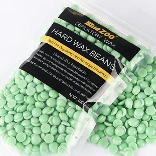 Leewa@ Hair Removal Bean+Wiping Sticks+Wax Warmer Heater Pot Depilatory Set (I)