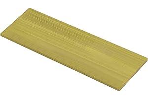 SUPERDI Brass Flat Rectangular Bar Stock 1/8" x 2" x 6"- Knife making, craft C360-1 Bar